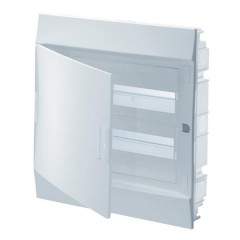 Бокс в нишу ABB Mistral41 24М (2x12) непрозрачная дверь без клеммного блока 41A12X21