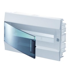 Бокс в нишу ABB Mistral41 18М зеленая дверь без клеммного блока 41A18X12