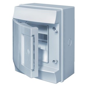 Купить Влагозащищенный настенный бокс ABB Mistral65 4М непрозрачная дверь без клеммного блока 65P04X11