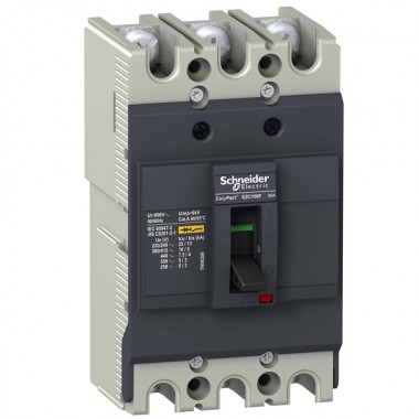 Отзывы Автоматический выключатель Schneider Electric EZC100F 80A 10кА/400В 3П3T (автомат)