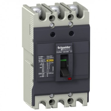 Купить Автоматический выключатель Schneider Electric EZC100N 25A 18 кА/380В 3П3T (автомат)