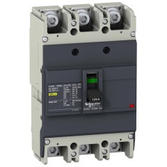 Автоматический выключатель Schneider Electric EZC250F 125A 18 кА/400В 3П3Т (автомат)