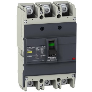 Автоматический выключатель Schneider Electric EZC250N 125A 25 кА/400В 3П3Т (автомат)