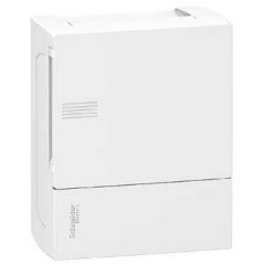 Бокс навесной Schneider Electric Mini Pragma 6 модулей с белой дверью 2 шины N и PE