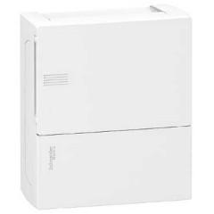 Бокс навесной Schneider Electric Mini Pragma 8 модулей с белой дверью 2 шины N и PE