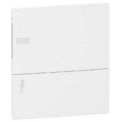 Бокс встраиваемый Schneider Electric Mini Pragma 8 модулей с белой дверью 2 шины N и PE