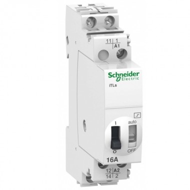 Обзор Импульсное реле с сигнализацией Schneider Electric iTLs 16A 1 полюс 1НО 230В 1 модуль