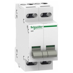 Выключател нагрузки iSW Acti 9 Schneider Electric 3П 20A (модульный рубильник) 2 модуль