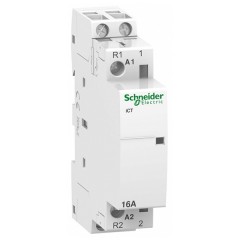 Модульный контактор iCT Acti 9 Schneider Electric 2 полюс 16A 1НО+1НЗ 230/240В АС 50ГЦ 1 модуль