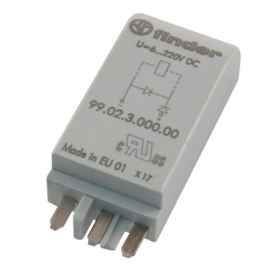 Отзывы Модуль индикации и защиты Finder диод (стандартная полярность) 6-220V DC