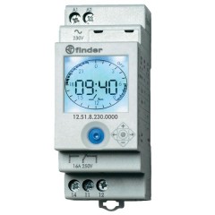 Реле времени цифровое недельное 1НО 16A 110-240В AC/DC на DIN-рейку
