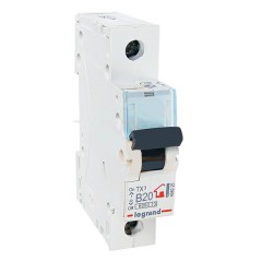 Автоматический выключатель Legrand TX3 B20A 1П 6kA (автомат)