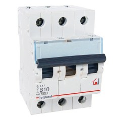Автоматический выключатель Legrand TX3 B10A 3П 6kA (автомат)