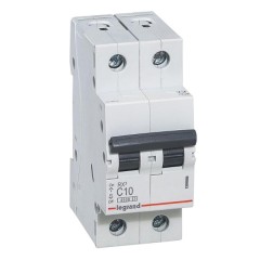 Автоматический выключатель Legrand RX3 2П 10A 4,5кА C (автомат)