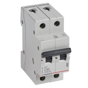 Автоматический выключатель Legrand RX3 2П 40A 4,5кА C (автомат)