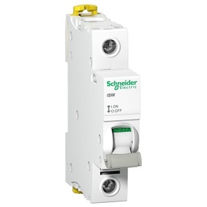 Выключател нагрузки iSW Acti 9 Schneider Electric 1П 125A (модульный рубильник) 1 модуль