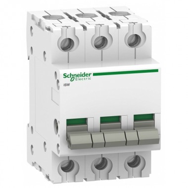 Отзывы Выключател нагрузки iSW Acti 9 Schneider Electric 3П 40A (модульный рубильник) 3 модуля