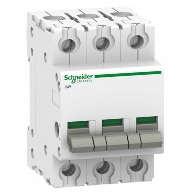 Отзывы Выключател нагрузки iSW Acti 9 Schneider Electric 3П 100A (модульный рубильник) 3 модуля