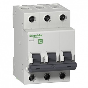 Купить Автоматический выключатель Schneider Electric EASY 9 3П 20А B 4,5кА 400В (автомат)