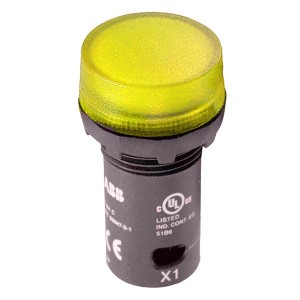 Купить Лампа ABB CL2-520Y желтая со встроенным светодиодом 220В DC