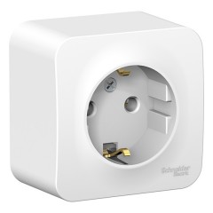 Розетка с заземлением без шторок Blanca Schneider Electric 16А 250В белая Розетка с заземлением без шторок Blanca Schneider Electric 16А 250В белая