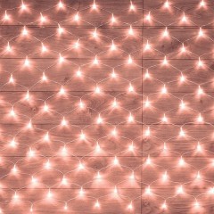 Гирлянда Сеть 2х1,5м, 288LED белый IP44 свечение с динамикой, прозрачный провод, 230В