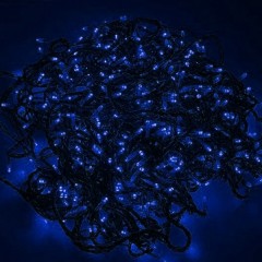 Гирлянда "LED ClipLight" 24V, 3 нити по 20 м, свечение с динамикой, цвет диодов Синий