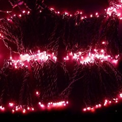 Гирлянда "LED ClipLight" 24V, 5 нитей по 20 метров, цвет диодов Розовый