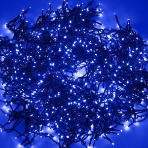 Обзор Гирлянда LED ClipLight 24V, 5 нитей по 20 метров, цвет диодов Синий, Flashing (Белый)