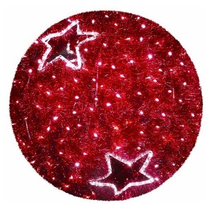 Фигура "Шар", LED подсветка диаметр 40см, красный