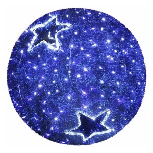 Обзор Фигура Шар, LED подсветка диаметр 40см, синий