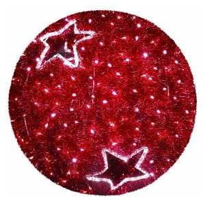 Фигура "Шар", LED подсветка диаметр 80см, красный