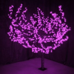 Светодиодное дерево "Сакура" 864LED 110W 24V L1.5x1.8m фиолетовый IP54 трансформатор в комплекте