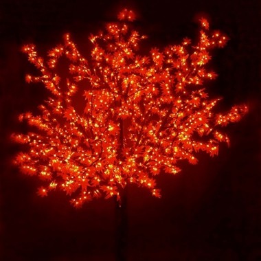 Отзывы Светодиодное дерево Сакура 1728LED 78W 24V L3.6m крона 3m красный IP54 трансформатор в комплекте