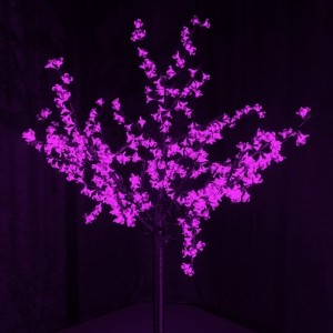 Светодиодное дерево "Сакура" 480LED 48W 24V L1,5x1.3m фиолетовый IP44 трансформатор в комплекте