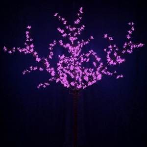 Светодиодное дерево "Сакура" 600LED 36W 12V L2.4x1.72m фиолетовые IP44 трансформатор в комплекте
