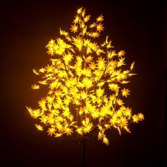 Светодиодное дерево "Клён" 500LED 50W 24V L2.1m крона 1.8m желтый IP65 трансформатор в комплекте