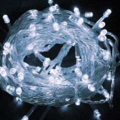 Гирлянда модульная  "Дюраплей LED"  20м  200 LED  белый каучук Белая