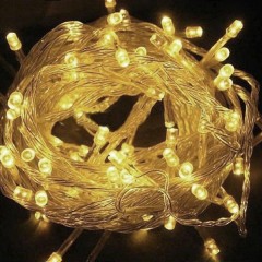 Гирлянда модульная  "Дюраплей LED"  20м  200 LED  белый каучук Тепло-белая