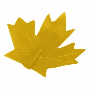 Купить Колпачок кленовый лист (для дюраплей) желтый