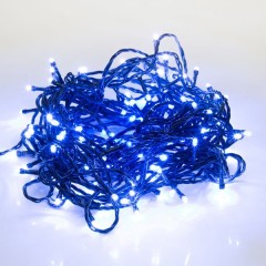 Гирлянда "Твинкл Лайт" 10 м, темно-зеленый ПВХ, 80 LED, 230V IP20 цвет синий