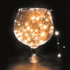 Гирлянда "Твинкл Лайт" 10 м, черный ПВХ, 100 LED, 230V IP65 цвет оранжевый