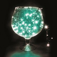 Гирлянда "Твинкл Лайт "10 м, черный ПВХ, 100 LED, 230V IP65 цвет бирюзовый