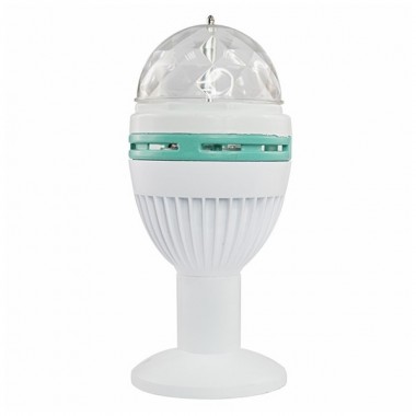 Отзывы Диско-лампа светодиодная e27, подставка с цоколем e27 в комплекте, 220В