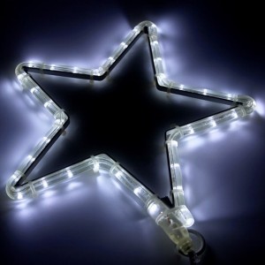 Купить Фигура световая Звездочка LED цвет белый, размер 30x28см IP65