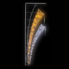 Фигура световая "Салют", 480LED, размер 225x75см IP65