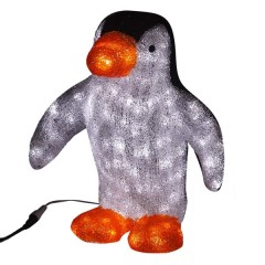 Акриловая светодиодная фигура "Пингвин" 48х45см 120LED IP44 (трансформатор в комплекте)