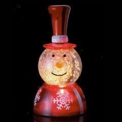 Фигура светодиодная  "Новогодний шар" 1LED RGB 7см Питание от 3 AG13(LR44) (в комплекте)