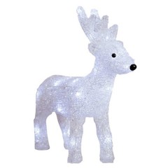Акриловая светодиодная фигура "Оленёнок" 24LED 30х10х28см Питание от 3AA (не входят в комплект)
