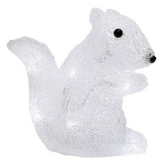 Акриловая светодиодная фигура "Белка" 12LED 17,5х12х18см Питание от 3AAA (не входят в комплект)